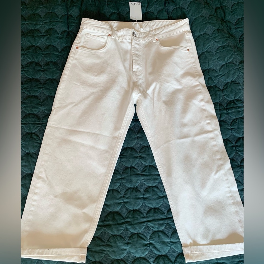 Raey White Dad Jeans NWT